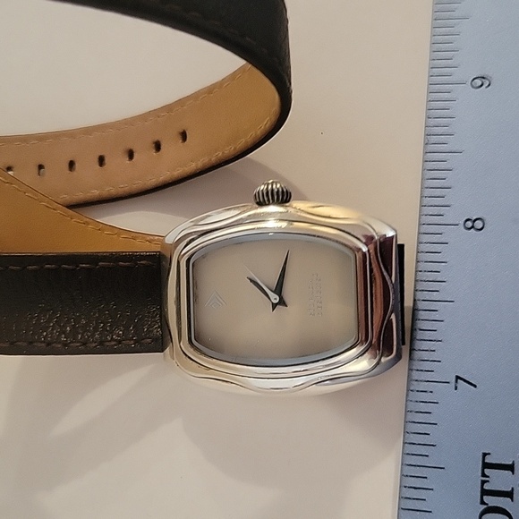 Silpada It's a Wrap Watch AS IS! Brown Leather wrist band! - Picture 11 of 12